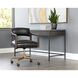 Keagan Cortina Black Leather Office Chair